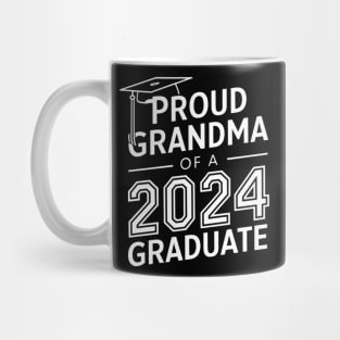 Proud Grandma of a 2024 Graduate Senior Class Family Graduation Mug